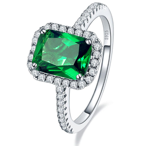 Anillo de Compromiso de Plata de Ley 925 para Mujeres - Terzo stile