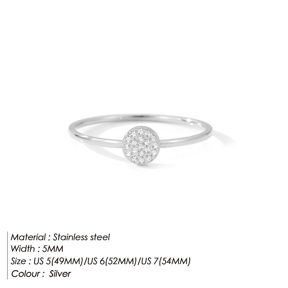 Anillos de pareja de acero inoxidable - Terzo stile