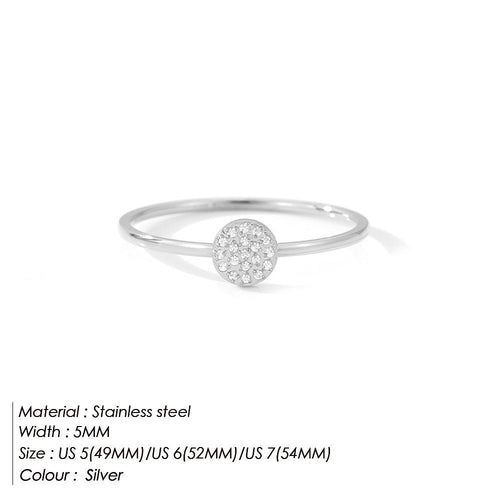 Anillos de pareja de acero inoxidable - Terzo stile