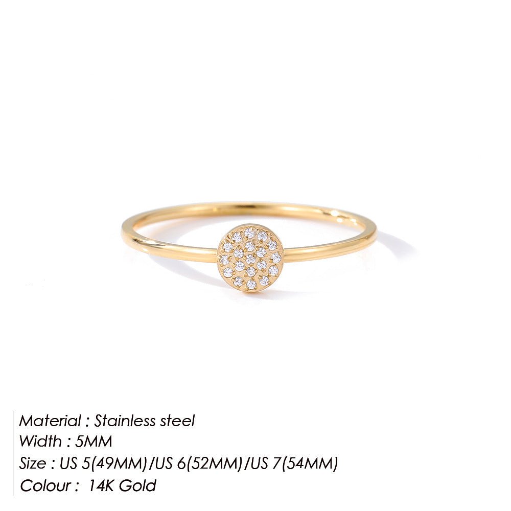 Anillos de pareja de acero inoxidable - Terzo stile