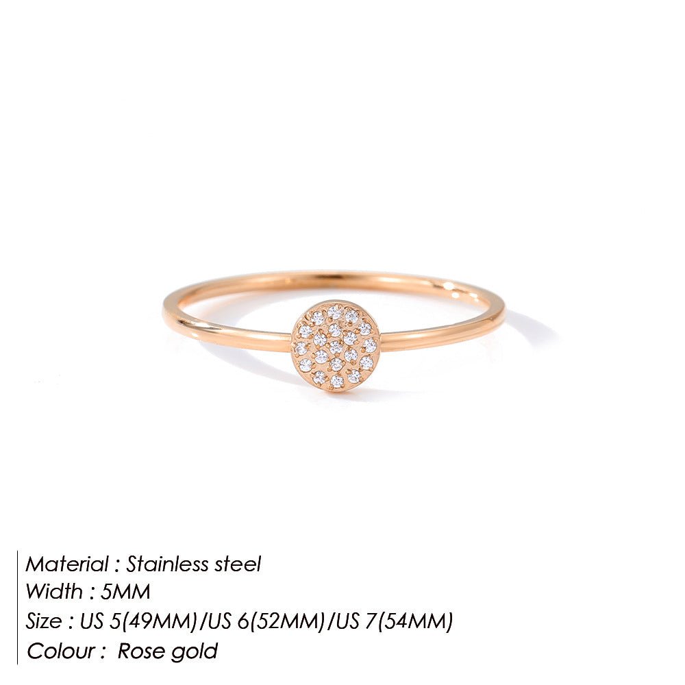 Anillos de pareja de acero inoxidable - Terzo stile