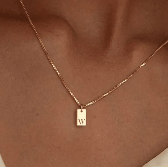 Collar alfabético para mujer - Terzo stile
