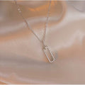 Elegante collar de plata de ley S925 y oro de 14 quilates para mujer - Terzo stile