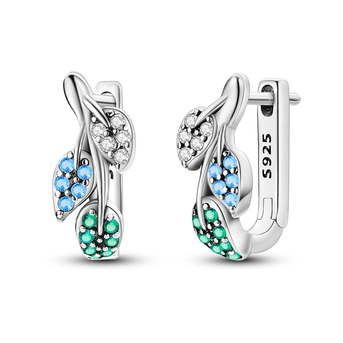 Pendiente de plata de ley 925 para mujer - Terzo stile