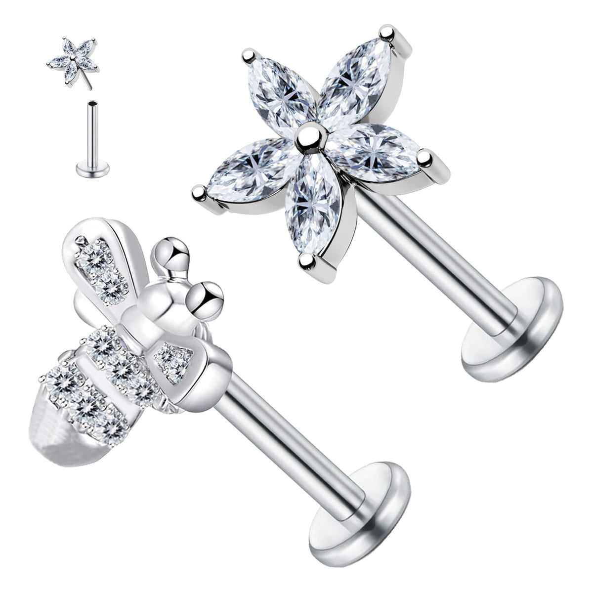 Pendientes de cartílago para mujer - Terzo stile